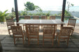 11 - Piece Teak Outdoor Dining Set - Bahama (Table) & Rialto (Chairs) - Teak HQ™