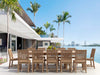 13 - Piece Teak Outdoor Dining Set - Sahara (Table) & Rialto (Chairs) - Teak HQ™
