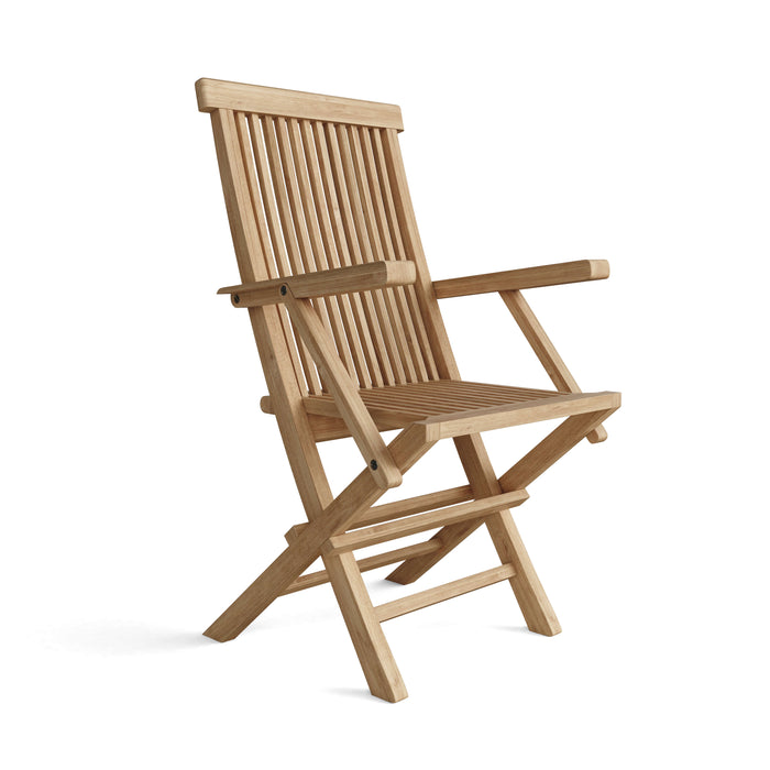 Folding Teak Chairs (Set of 2) - Classic