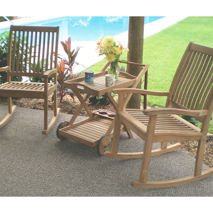 Teak Outdoor Rocking Chair - Comfort