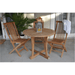 2 - Seat Outdoor Teak Dining Set - Descanso (Table) & Bristol (Chairs) - Teak HQ™