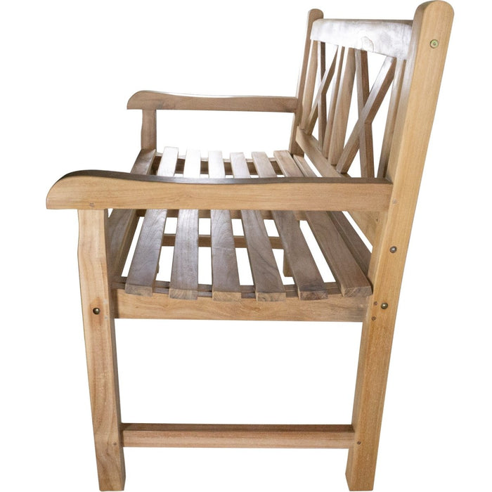 2 - Seater Teak Patio or Garden Bench - Haven - Teak HQ™