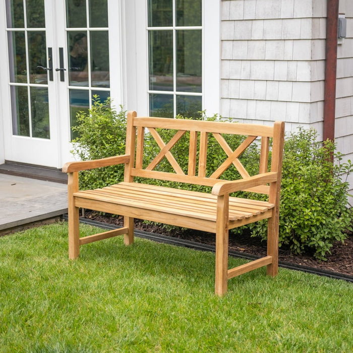 2 - Seater Teak Patio or Garden Bench - Haven - Teak HQ™