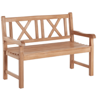2-Seater Teak Patio or Garden Bench - Haven