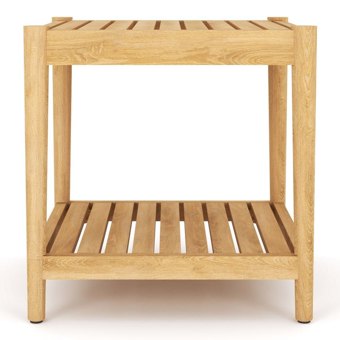 2 - Tier Teak Side Table (Square) - San Lucas - Teak HQ™