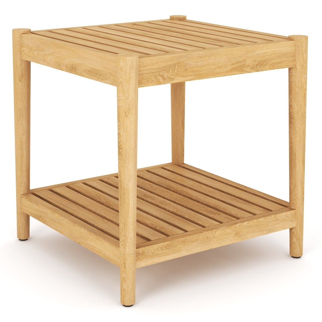 2 - Tier Teak Side Table (Square) - San Lucas - Teak HQ™