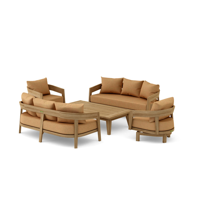 Garden Furniture in Teak - Toscana 5-Piece Set