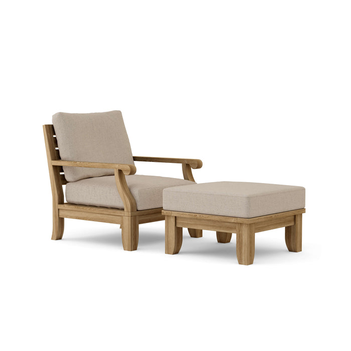 Modern Teak Garden Furniture - Riviera 2-Piece Set