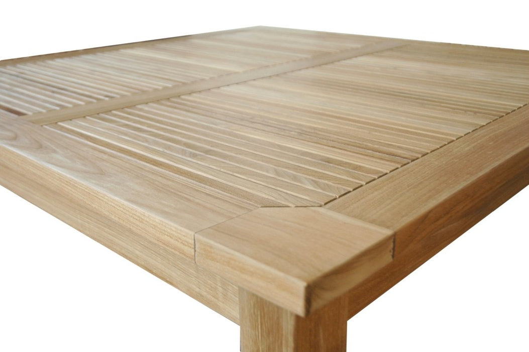 4 - Person Teak Dining Table (47" Square) - Windsor - Teak HQ™