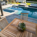4 - Person Teak Outdoor Dining Table for 4 (39" Square) - Monaco - Teak HQ™