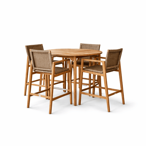 5-Piece Teak Bar Set - Admiral - Teak HQ™
