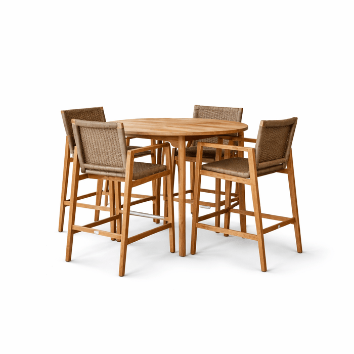 5-Piece Teak Bar Set - Admiral - Teak HQ™