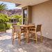 5-Piece Teak Bar Set - Admiral - Teak HQ™