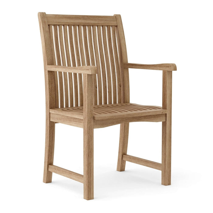 6 - Person Teak Outdoor Dining Set - Bahama (Table) & Chicago (Chairs) - Teak HQ™