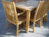 6 - Person Teak Outdoor Dining Set - Bahama (Table) & Chicago (Chairs) - Teak HQ™