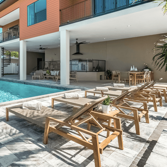 6 - Piece Teak Pool Furniture Set - Admiral - Teak HQ™