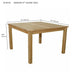 6-Seater Teak Garden Furniture - Windsor (Table) & Classic (Chairs) - Teak HQ™
