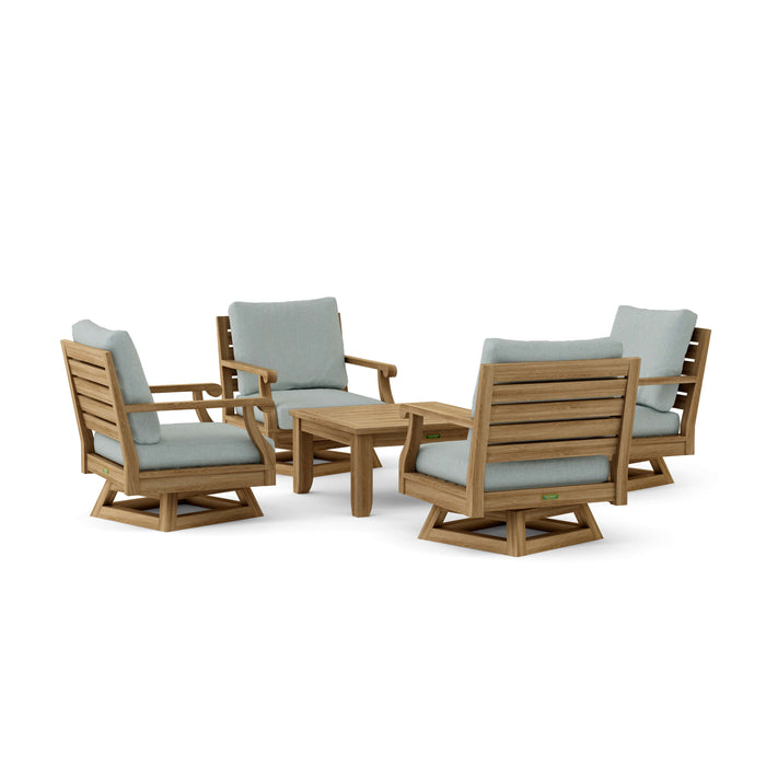 High-Quality Teak Outdoor Furniture - Riviera 5-Piece Set