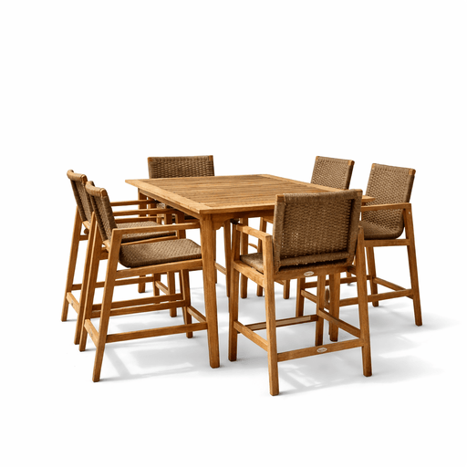 7 - Piece Teak Outdoor Dining Set - Admiral - Teak HQ™