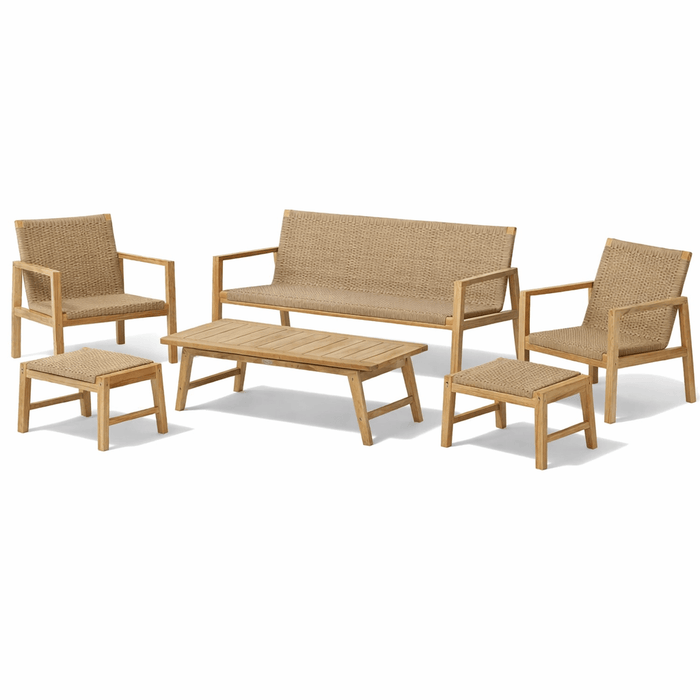 7 - Piece Teak Patio Furniture Set - Admiral - Teak HQ™