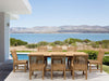 8 - Seater Teak Patio Dining Set - Bahama (Table) & Sahara (Chairs) - Teak HQ™