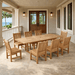 8 - Seater Teak Patio Dining Set - Bahama (Table) & Sahara (Chairs) - Teak HQ™