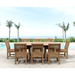 9 - Piece Outdoor Teak Dining Set - Bahama (Table) & Sahara (Chairs) - Teak HQ™