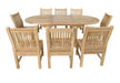 9 - Piece Outdoor Teak Dining Set - Bahama (Table) & Sahara (Chairs) - Teak HQ™