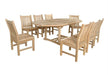 9 - Piece Outdoor Teak Dining Set - Bahama (Table) & Sahara (Chairs) - Teak HQ™