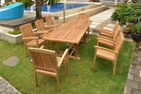 9-Piece Teak Dining Set - Bahama (Table) & Sahara (Chairs)