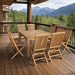 9 - Piece Teak Patio Dining Set - Windsor (Table) & Classic (Chairs) - Teak HQ™