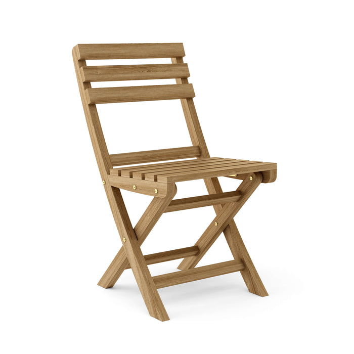 Teak Folding Patio Chairs (Set of 2) - Alabama