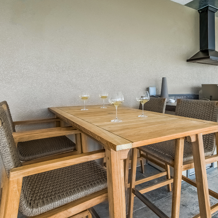 Teak Counter-Height Dining Table Chair - Admiral