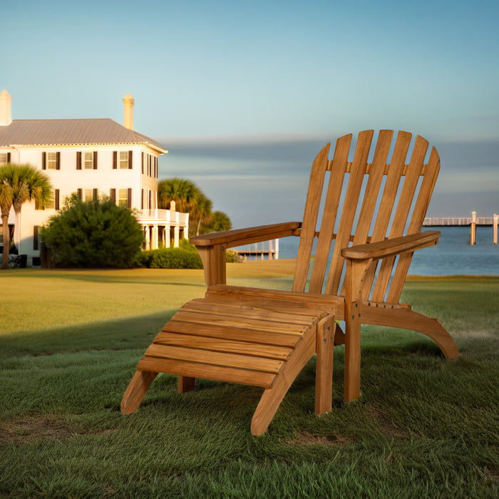 Outdoor Teak Adirondack Chair - Royal Teak