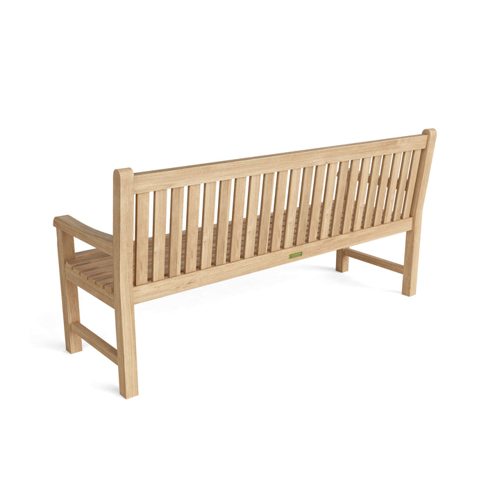 Teak Outdoor Wooden Bench (Img 2)