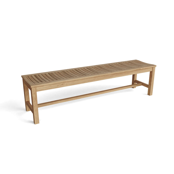 Long Teak Bench (Img 2)