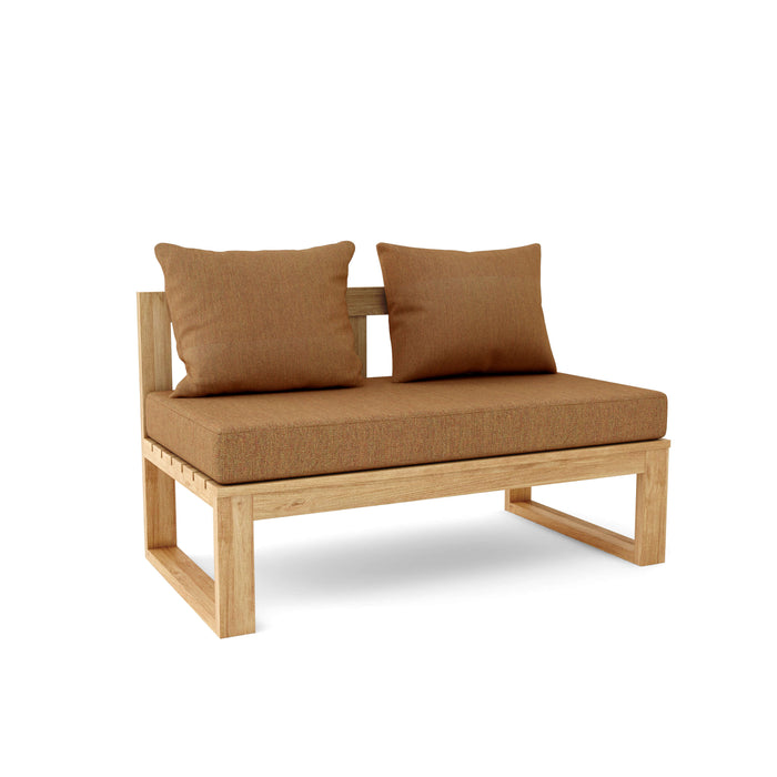 Modern Teak Outdoor Sectional (Img 5)