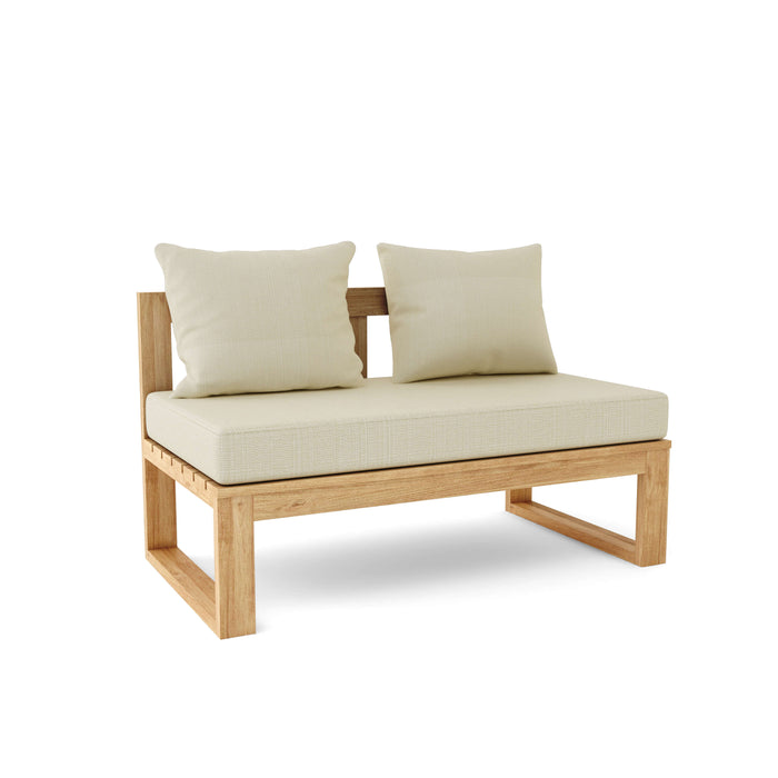 Modern Teak Outdoor Sectional (Img 3)