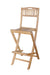 2114 - Folding Teak Bar Chair (Img 1)