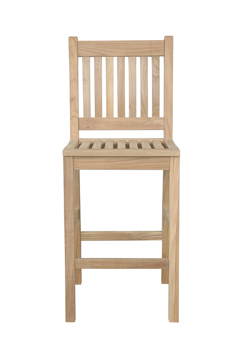 2110 - Teak Bar Height Chair (Img 2)