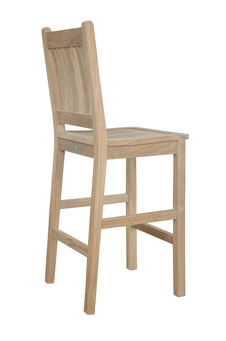 2110 - Teak Bar Height Chair (Img 3)