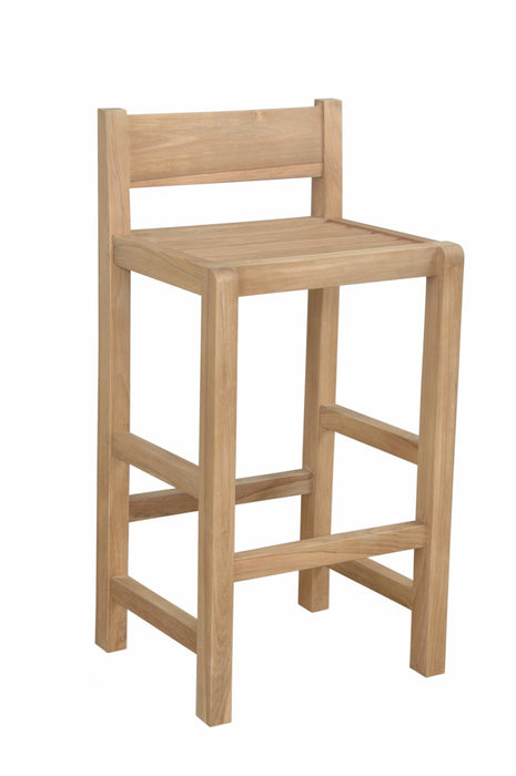 2113 - Teak Wood Bar Chair (Img 2)