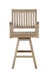 2112 - Teak Swivel Bar Chair (Img 1)