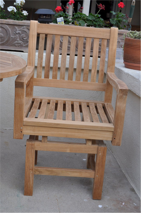 Teak Swivel Chair (Img 5)