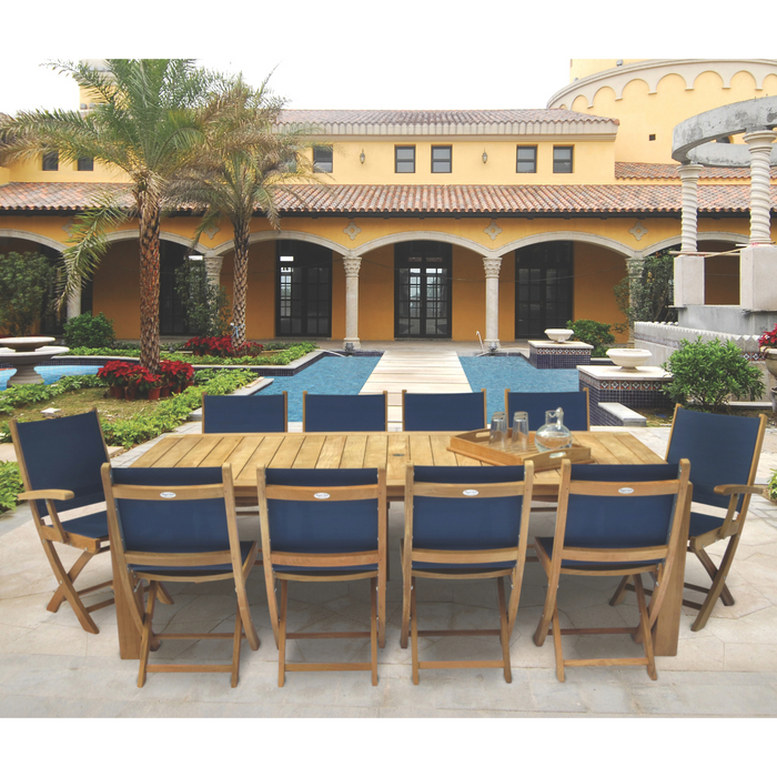 Outdoor Teak Set - Comfort (Table) & Sailmate (10 Chairs)