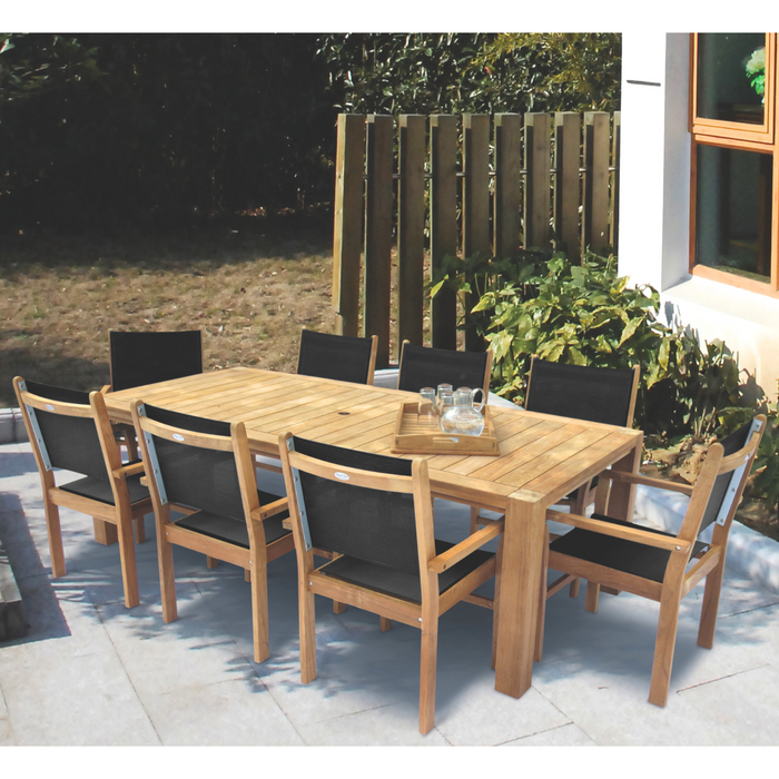 Teak Wood Table (94.5" Long Rectangle) - Comfort