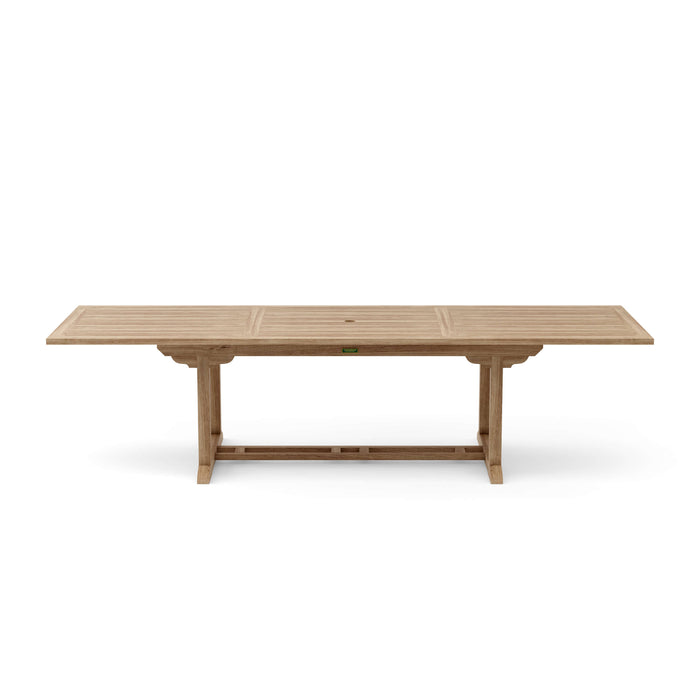 Teak Extension Table (118" Long Rectangle) - Bahama