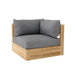 Corner Copacabana Teak Sectional Piece (Img 7)