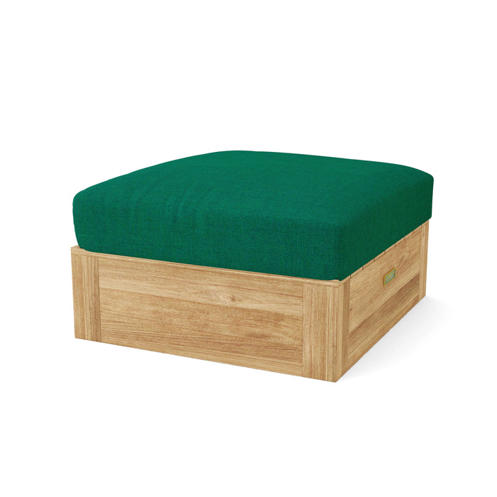 Teak Lounge Seating Ottoman (Img 3)