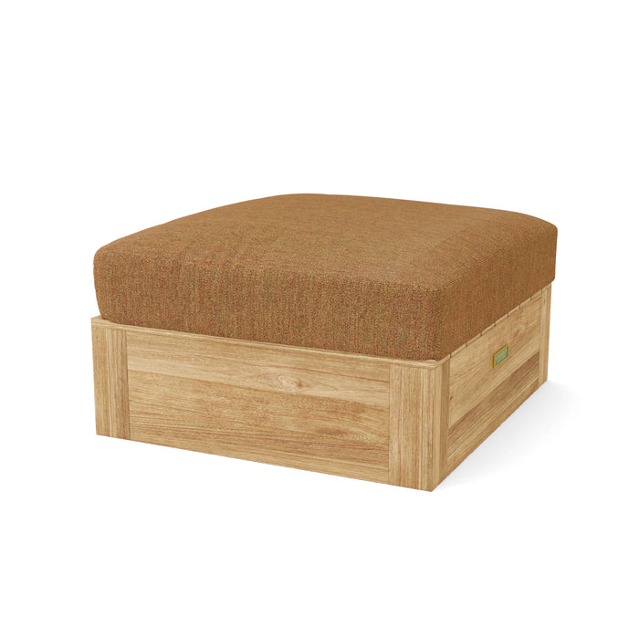 Teak Lounge Seating Ottoman (Img 5)